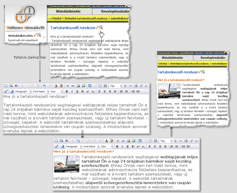 A tartalom gyors szerkesztse